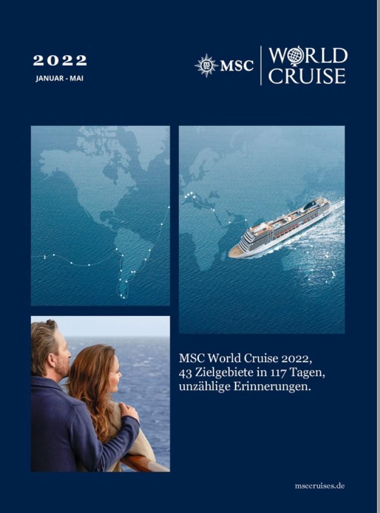 msc cruises brochure 2022
