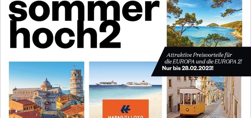 Sommerhoch2 Angebote von Hapag Lloyd Cruises