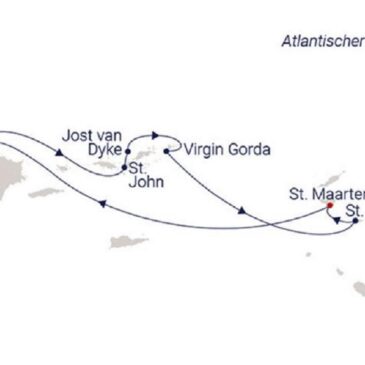 Seacloud Spirit Music Cruise 2024 Route