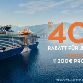Celebrity Cruises 40 Prozent Rabatt