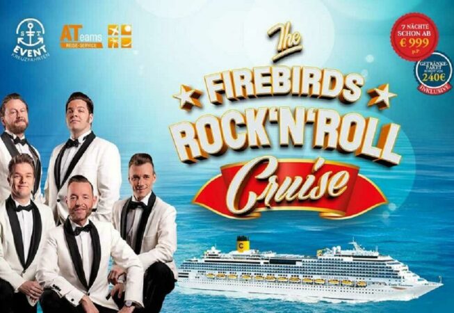 Die Firebirds-Rock'n'Roll Kreuzfahrt 2025 auf Costa Fascinosa