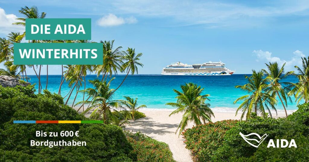 AIDA WINTERHITS 2 AIDA Cruises Winter Aktionswochen Winterhits