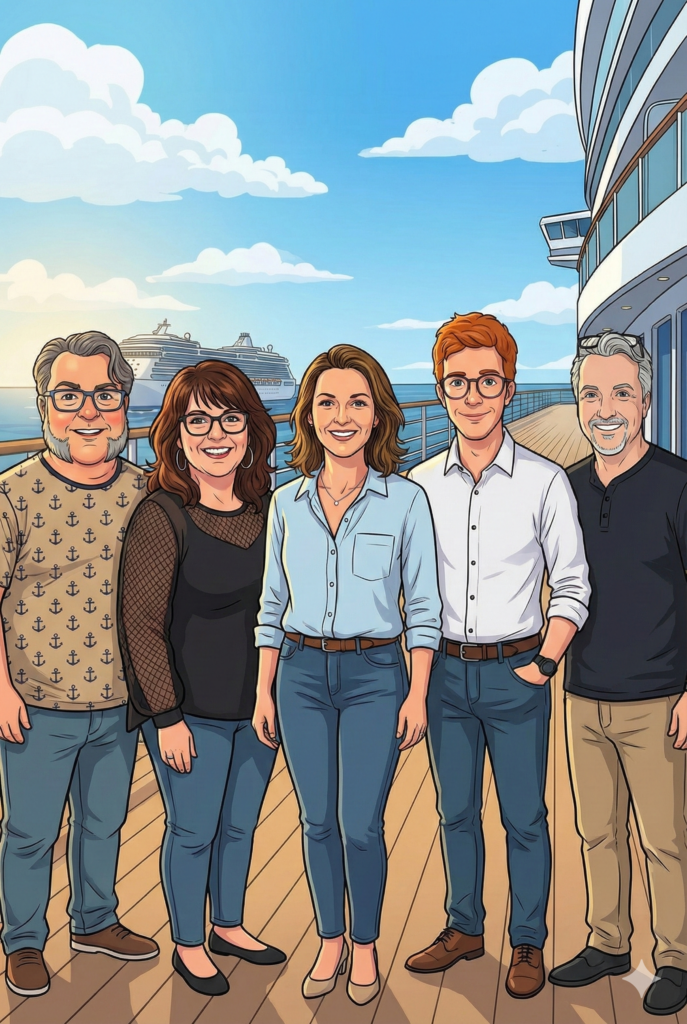 Das Team vom Kreuzfahrt Reisebüro Rebe Themenkreuzfahrt 3 Das Team vom Kreuzfahrt Reisebüro Rebe Themenkreuzfahrt 1