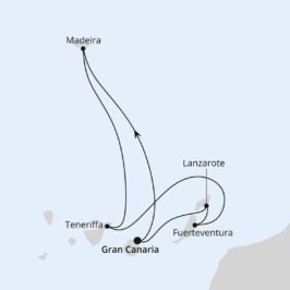 AIDA Spanische Nächte-Route
